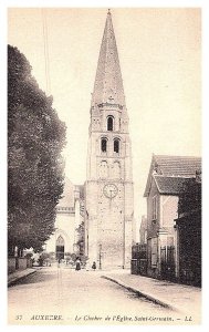 Auxerre , Le Clocher de l'Eglise Saint Germain