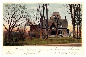 1907 Gen. Washington Stayed Here, Landmark, Plainfield, NJ Postcard