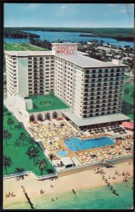 32220) Florida MIAMI BEACH Marco Polo Resort Motel 192nd Street pm1985 - Chrome