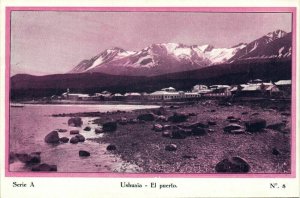 argentina, USHUAIA, Tierra del Fuego, El Puerto (1920s) Postcard