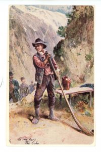 Switzerland. In the Alps, The Echo