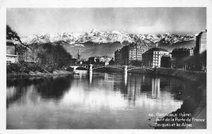 BR11620 Isere Grenoble pont de la porte de france   real photo