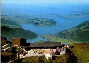 Switzerland Stanserorn Restaurant Mit Luftseilbahn