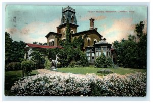 1909 Ilion Mallory Residence Home Chariton Iowa IA Antique Postcard