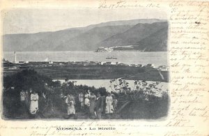 Lot 81 messina lo streto italy Tight litho sent to Ploiesti