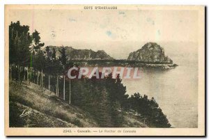 Old Postcard Emerald Coast Cancale Le Rocher de Cancale