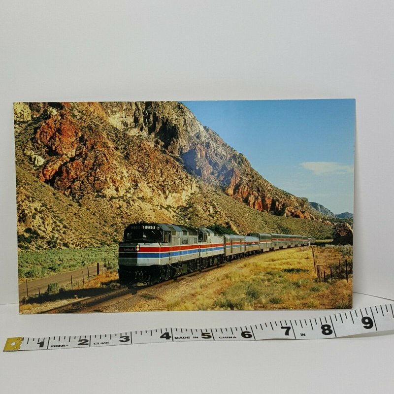 Amtrak Desert Wind Railroad Train Oversize Vintage Postcard