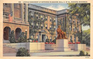 Lincoln Monument Bascom Hall - Madison, Wisconsin WI  