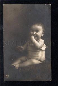 029508 Happy Baby Girl PHOTO Vintage