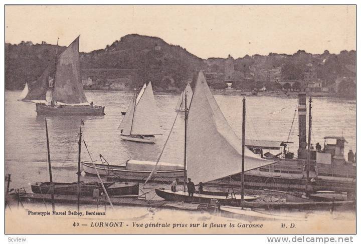 Lormont , France , 00-10s : Vue generale prise sur le fleuve la Garonne