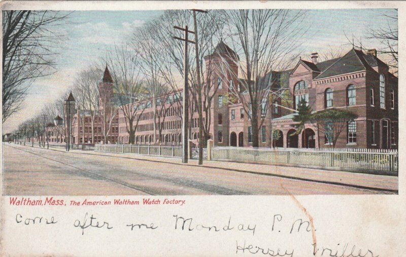 Waltham, Mass., The American Waltham Watch Factory