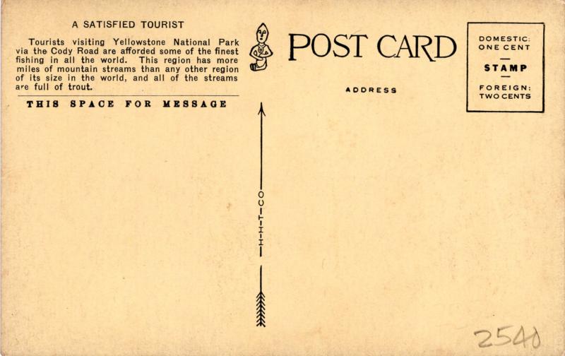 Satisfied Tourist, Yellowstone National Park