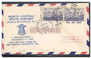 United States Letter Dedication Lincol Smithfield RI Airport December 15, 1951