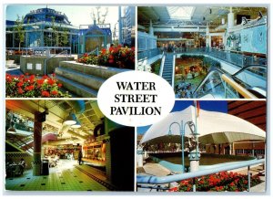 1995 Water Street Pavilion Pentwater Michigan MI, Multiview Vintage Postcard