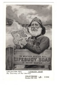 Lifebuoy Soap, Advertising, Sailor in Front of Sea