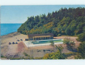 Pre-1980 SWIMMING POOL SCENE Fundy National Park - Alma New Brunswick NB AF2322