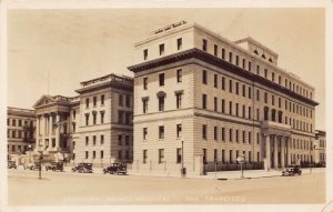 Southern Pacific Hospital San Francisco California 1945 RPPC Real Photo postcard