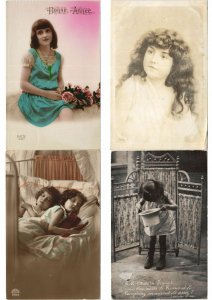 GIRL GIRLS GLAMOUR 1200 REAL PHOTO Vintage Postcards pre-1940 (Part 2.) (L2956)