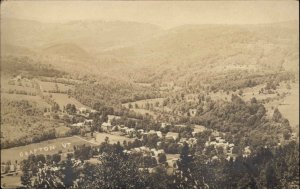 Grafton VT Birdseye View c1910 Real Photo Postcard