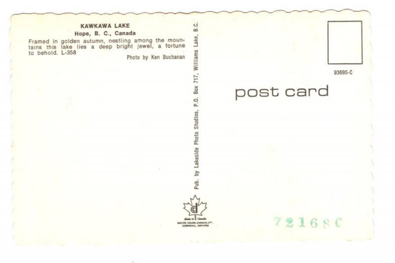 Kawkawa Lake, Hope, British Columbia