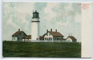 Highland Lighthouse Cape Cod Massachusetts 1907c postcard