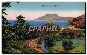 Old Postcard Corsica Corsica Gulf of porto