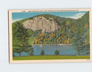 Postcard Rock Mountain And Lake Fairfield In The Sapphire Section Of NC USA