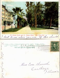 St. James Park and Hotel, San Jose, Calif.