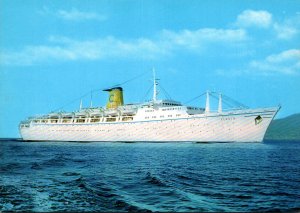 Costa Line T/S Flavia Steamer Cruise Ship