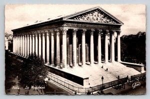 RPPC   Paris  France   La Madeleine    Postcard