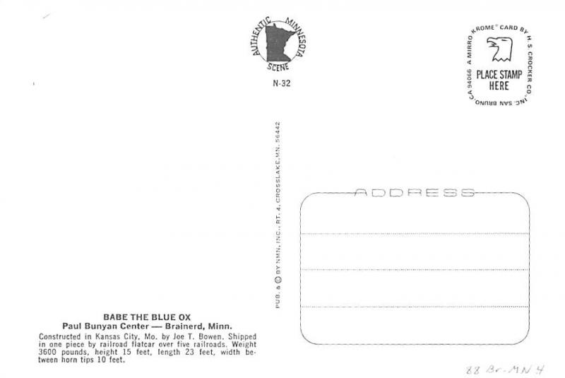 Paul Bunyan and Babe - Brainerd, Minnesota