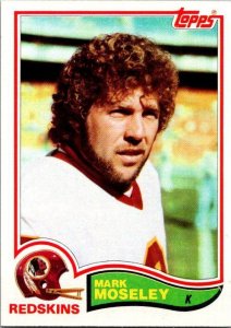 1982 Topps Football Card Mark Moseley Washington Redskins sk8969