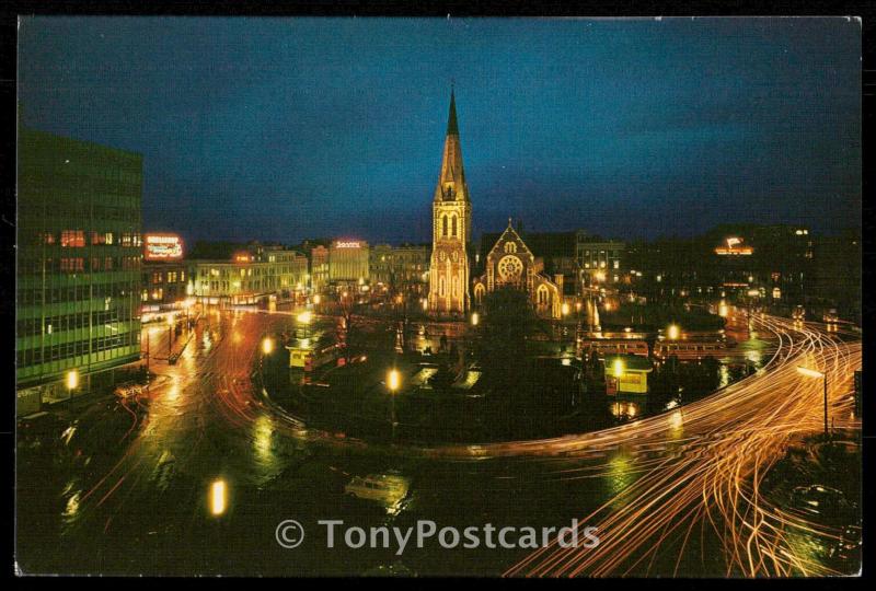 Christchurch - The Square at Night