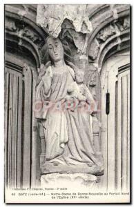 Old Postcard Batz Our Lady of the Good News to the north gate of & # 39eglise