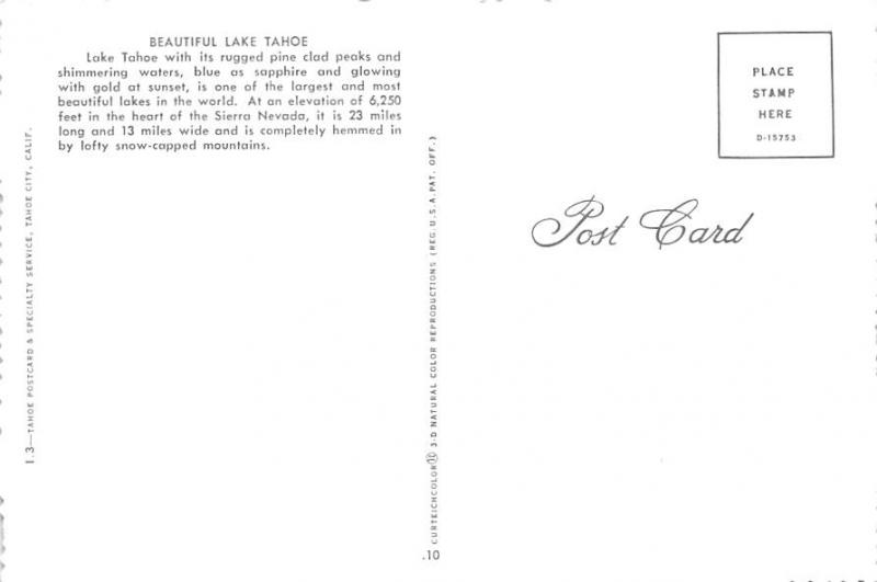 Lake Tahoe - California