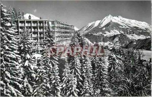 Modern Postcard Leysin Hotel Belvedere and Pi Chaussy