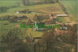 Huntingdonshire Postcard - Aerial View of The Community, Little Gidding RR14034