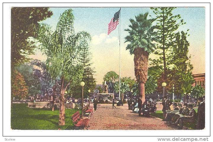 Scenic view, Central Square,Los Angeles,California,00-10s