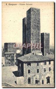 Old Postcard S Gimignano Panorama Vista dal Poggio