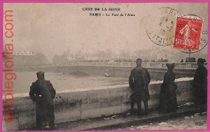 ak2063 - France - VINTAGE POSTCARD - Paris, River Seine  FLOOD  - 1910