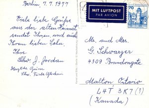 VINTAGE CONTINENTAL SIZE POSTCARD MULTIPLE VIEWS OF BERLIN WEST GERMANY 1977