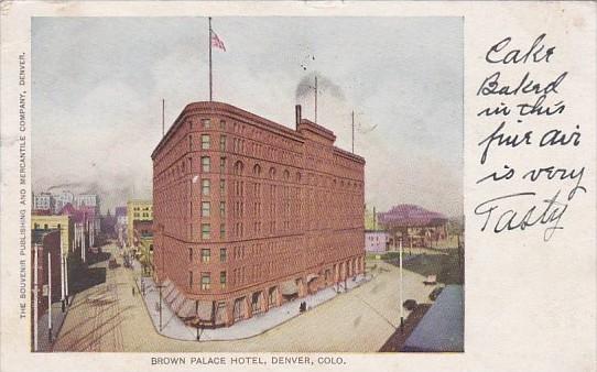 Colorado Denver Brown Palace Hotel 1906