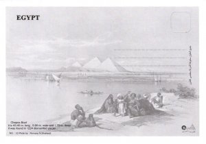 Egypt Postcard - Shipping - Chepos Boat  SW48
