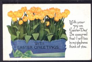 Easter Greetings,Flowers