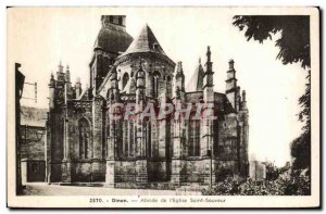 Postcard Old Dinan Apse of the Church of St. Savior