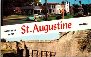 Florida Greetings From St Augustine Split View