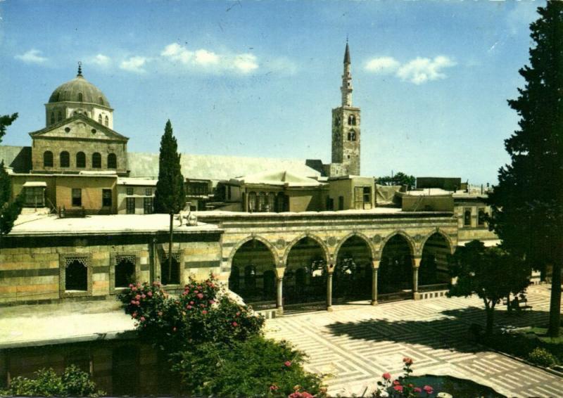 syria, DAMASCUS DAMAS, Place El Azem Square (1970s)