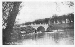 Hatch Bridge, Albert Lea, Minnesota Antique ca 1920s Vintage Postcard
