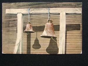 Old Postcard...Mission Bells...Old Town San Diego,CA