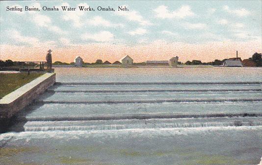 Nebraska Omaha Settling Basins Omaha Water Works Curteich